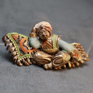 Rare Thief of Baghdad Alexander Korda Aladdin Magic Carpet Brooch